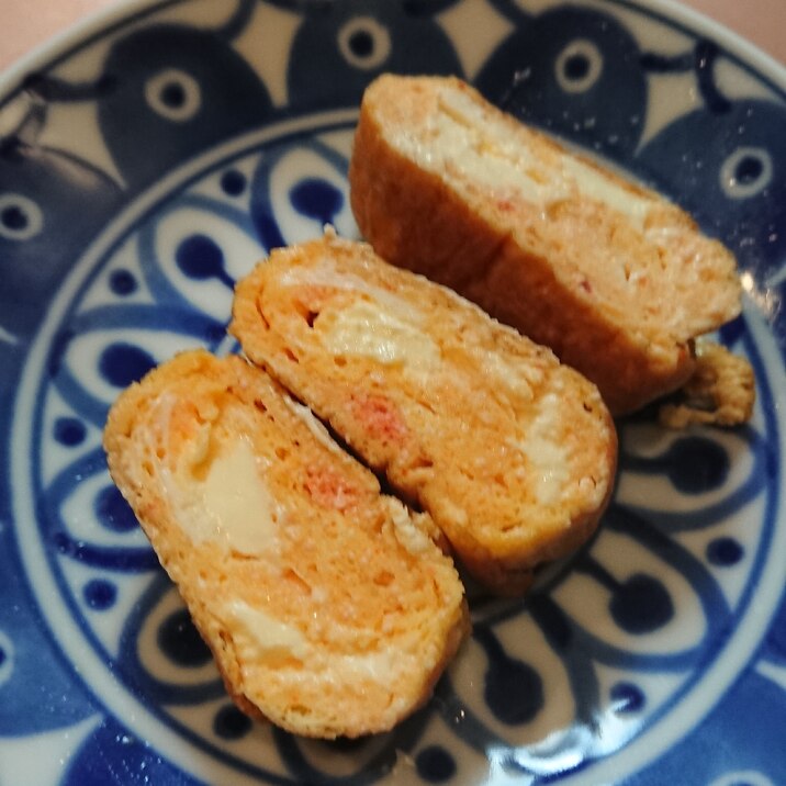 クリームチーズと明太子のたまご焼き♡